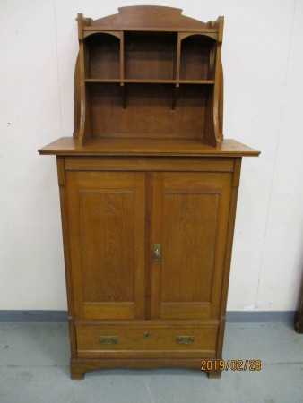 2391 - Skrin secese mahagon 1910  93 x 45 cm V - 188 cm  -  PRODANO